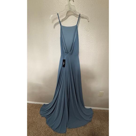 NWT Women’s Lulus Formal Wedding Prom Dress Cross Back, size Large L - Picture 2 of 4